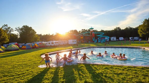 Top campings équipés de parcs aquatiques pour l'été